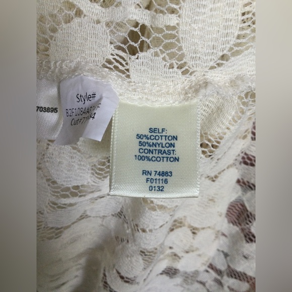 BEDFORD FAIR Lace Cardigan size L - Picture 6 of 6